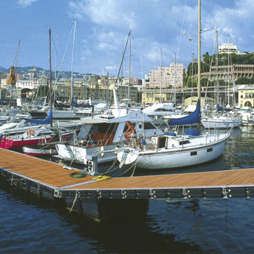Gangway für Steg - Martini Alfredo - selbsttragend / mit Gelenk / galvanisiertem Stahl
