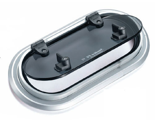 Rechteckiges Bullauge - S series - Nautica F4 - für Boot / öffnend / mit abgerundetem Winkel