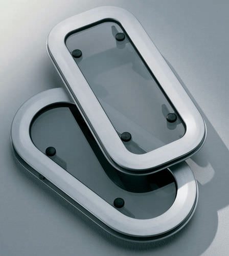 Rechteckiges Bullauge - SL series - Nautica F4 - für Boot / öffnend / seitlich gerundet