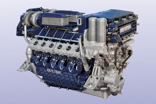 Innenbordmotor - 1300 / 1500 HP @ 2800 RPM - SEATEK - Diesel / für Freizeitschifffahrt / für Berufsschiffe