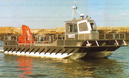 Boot für Aquakulturen Berufsschiff - ALN 006 ‘Ionian’ - Alnmaritec - Katamaran / Aluminium
