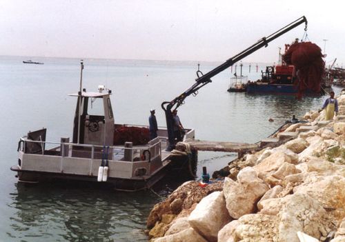 Boot für Aquakulturen Berufsschiff - ALN 009 ‘Bubiyan 9’ - Alnmaritec - Katamaran / Inboard-Hydrojet / Aluminium