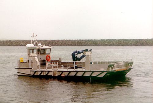 Boot für Aquakulturen Berufsschiff - ALN 044 'Celtic Queen’ - Alnmaritec - Katamaran / Aluminium