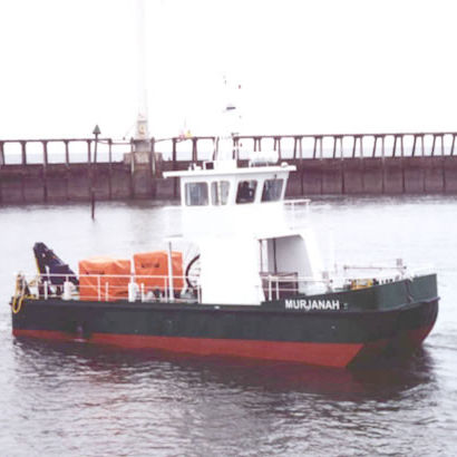Ölrückführungsboot Berufsschiff - ALN 033 ‘Murjanah’ - Alnmaritec - Innenborder / Aluminium