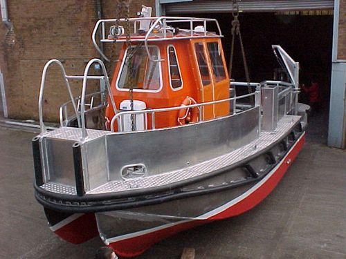 Boot für die Wartung von Kabeln und Rohren Berufsschiff - ALN 064 ‘OISS Patroller’ - Alnmaritec - Katamaran / Inboard-Hydrojet / Aluminium