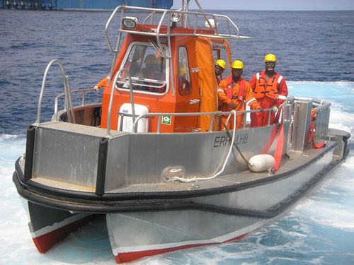 Offshore-Hafenboot Berufsschiff - ALN 056 ‘Erha LHB’ - Alnmaritec - Katamaran / Inboard-Hydrojet / Aluminium