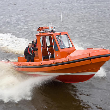 Rettungsboot Berufsschiff - ALN 079 ‘BlastBeam’ - Alnmaritec - Inboard-Hydrojet / Festrumpf-Schlauchboot