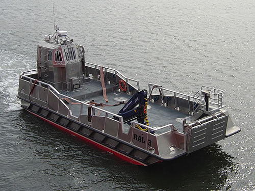 Landungsboot-Berufsschiff - ALN 066 ‘RAL 3’ - Alnmaritec - Innenborder / Aluminium
