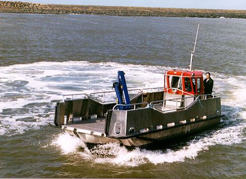 Landungsboot-Berufsschiff - ALN 017 ‘RAB 1’ - Alnmaritec - Innenborder / Aluminium
