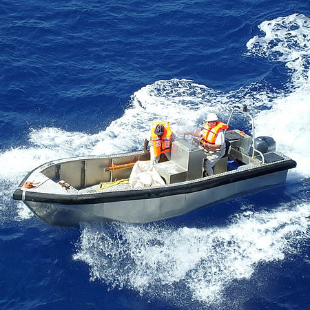 Nutzfahrzeug Berufsschiff - ALN 085 ‘T/T Georgina PG’ - Alnmaritec - Außenborder / Aluminium