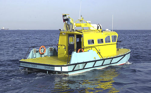 Patrouillenboot Berufsschiff - ALN 034 ‘Lamnalco Tiger’ - Alnmaritec - Katamaran / Inboard-Hydrojet / Aluminium