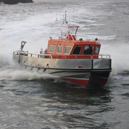 Umweltschutzboot Berufsschiff - ALN 083 ‘Sviva 1’ - Alnmaritec - Katamaran / Inboard-Hydrojet
