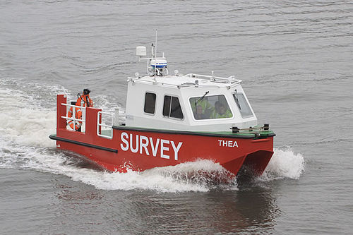 Boot für hydrographische Studien Berufsschiff - ALN 163 ‘Thea’ - Alnmaritec - Innenborder