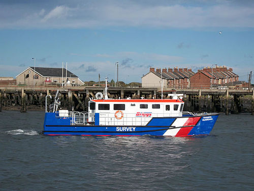 Forschungsboot Berufsschiff - ALN 115 ‘Thames Guardian’ - Alnmaritec - Innenborder