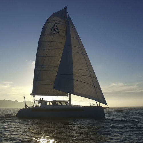 Großsegel - Voyager  - Ullman Sails - für Kreuzfahrt-Segelyacht / Triradial-Schnitt / Polyester