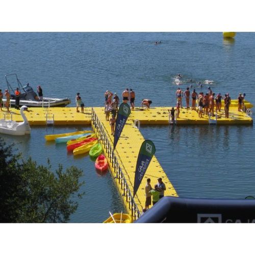 Schwimmponton - AVENTURAS AQUATICAS - LA NORIA - Anker / für Yachthafen / Polyethylen