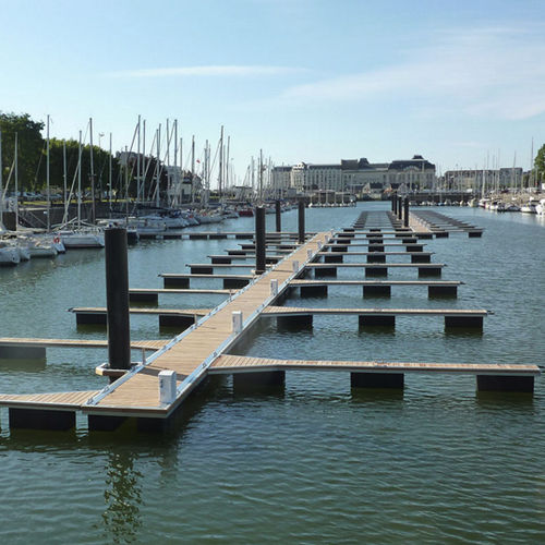 Schwimmponton - DEAUVILLE  - Metalu Industries International - Anker / für Yachthafen / für Hafen