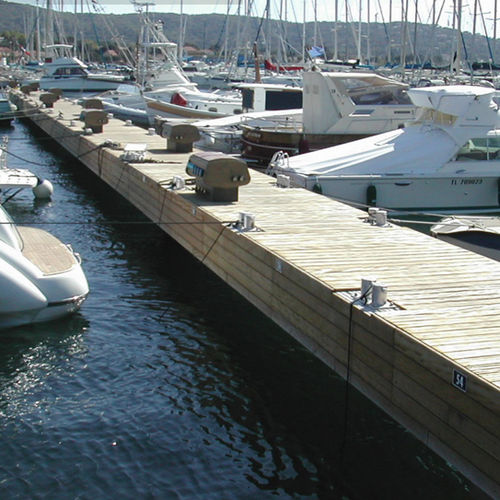 Schwimmponton - SAINT-TROPEZ - Metalu Industries International - Anker / für Yachthafen / für Hafen