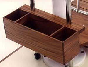 Staukasten für Boot - Wheel Mounted - TeakFlex - Holz