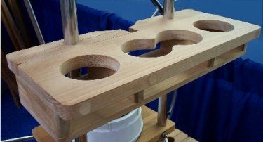 Getränkehalter für Boot / Teakholz - TeakFlex