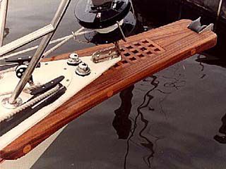 Bugspriet für Segelboot - TeakFlex - Teakholz