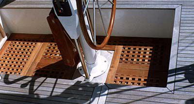 Cockpitverkleidungen-Decksbelag - Interlock - TeakFlex - Teakholz