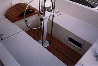 Cockpitverkleidungen-Decksbelag - Slatted - TeakFlex - Teakholz