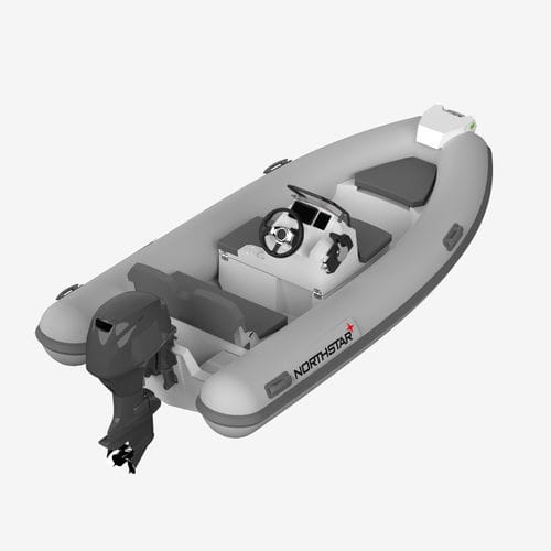 Außenborder-Schlauchboot - VEGA 3.8 - NORTHSTAR RIBs - halbstarr / Open / mit Seitenkonsole