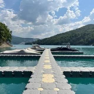 Schwimmponton - MARINEFLOOR EUROPE - modular / Anker / für Yachthafen