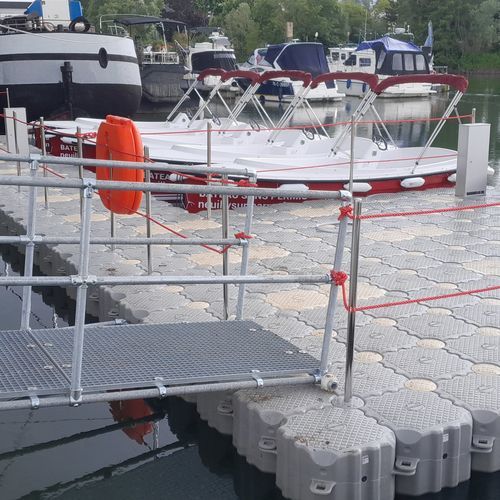 Modulares Schwimmponton - CUBE ECO-SYSTEM - MARINEFLOOR EUROPE - Kit