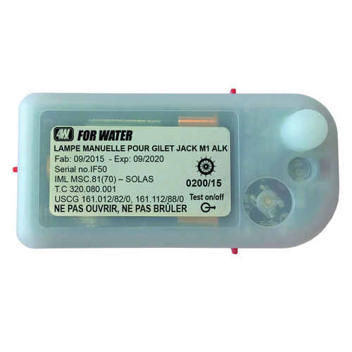 Blitzlampe - MANUELLE - Forwater - für Marineanwendungen / für Rettungswesten / SOLAS