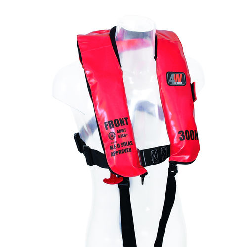 Automatisch aufblasbare Rettungsweste - SOLAS 300N - Forwater - 300 N / unisex / mit Sicherheitsgurt