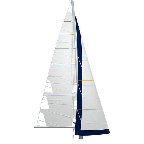 Großsegel aus gewebtem Polyester - ALISIO - ELVSTRØM SAILS - Rollgenua / für Fahrtensegelboote / cross-cut