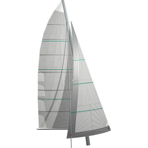 Großsegel - KOONAA - ELVSTRØM SAILS - Rollgenua / für Kreuzfahrt-Mehrrümpfer / Radial-Schnitt