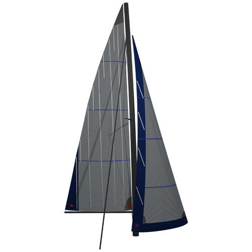 Großsegel - KOONAA - ELVSTRØM SAILS - Rollfock / für Kreuzfahrt-Mehrrümpfer / Radial-Schnitt