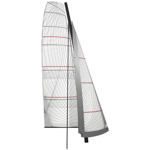 Großsegel mit Squaretop - KOONAA - ELVSTRØM SAILS - Rollfock / Selbstwendefock / für Kreuzfahrt-Mehrrümpfer