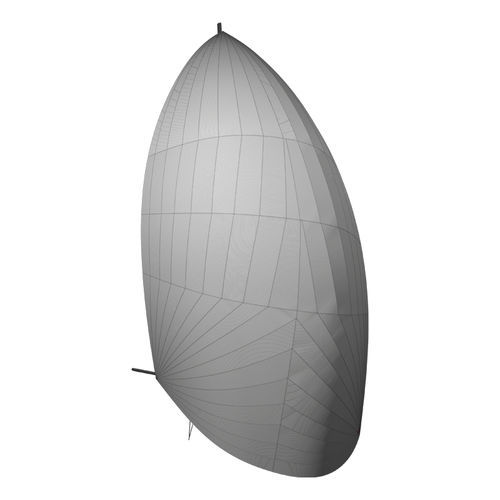 Asymmetrischer Spinnaker - ZONDA - ELVSTRØM SAILS - für Regattasegelboot / Radial-Schnitt / Nylon