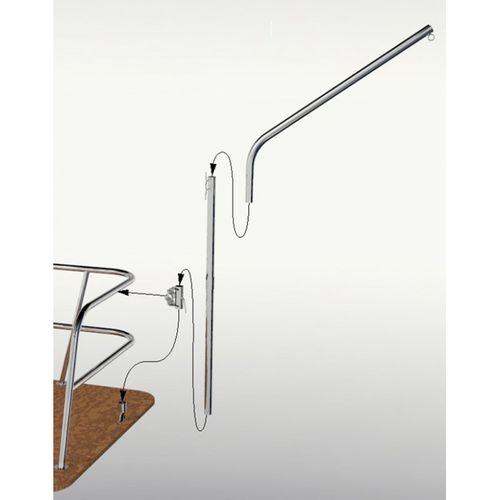 Davit für Segelboot - 31-MAT-01 - INOX MARINE INNOVATION - manuell / schwenkbar