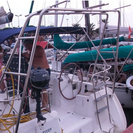 Solarpaneelhalterung für Boote - 60-OP-03 - INOX MARINE INNOVATION