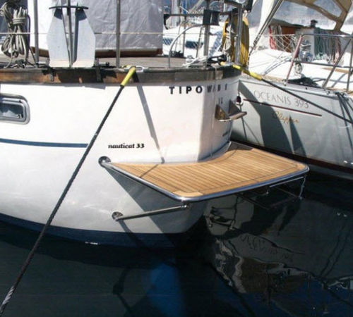 Stationäre Plattform - INOX MARINE INNOVATION - für Boot / maßgefertigt