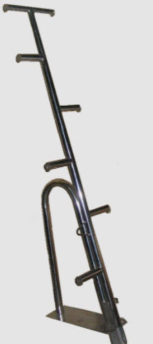 Bootsleiter - 44 ECH - INOX MARINE INNOVATION - klappbar / zum Tauchen / Edelstahl