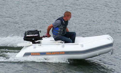 Außenborder-Schlauchboot - VOLANTE SD260 - Excel Inflatables - max. 3 Personen / mit aufblasbarem Kiel