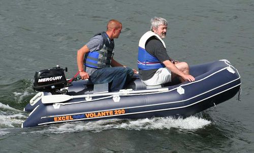 Außenborder-Schlauchboot - VOLANTE SD290 - Excel Inflatables - max. 4 Personen / mit aufblasbarem Kiel