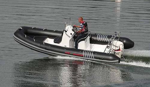 Außenborder-Schlauchboot - VOYAGER SR520 - Excel Inflatables - halbstarr / mit Mittelkonsole / max. 7 Personen