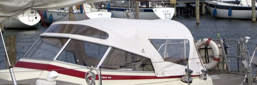 Roofdach für Boot - Nauti Sattler - für Ruderhaus