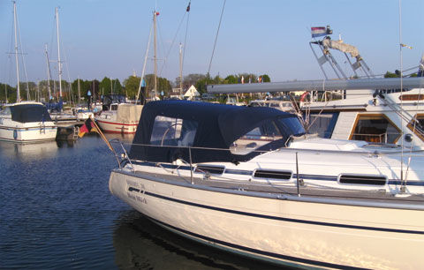 Roofdach für Segelboot - Nauti Sattler - für Ruderhaus / maßgefertigt
