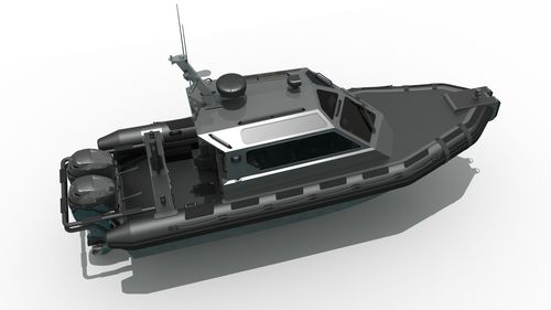 Patrouillenboot Berufsschiff - MRC850 - Madera Ribs - Außenborder / Festrumpf-Schlauchboot