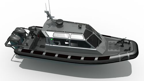 Patrouillenboot Berufsschiff - MRC950  - Madera Ribs - Außenborder / Festrumpf-Schlauchboot