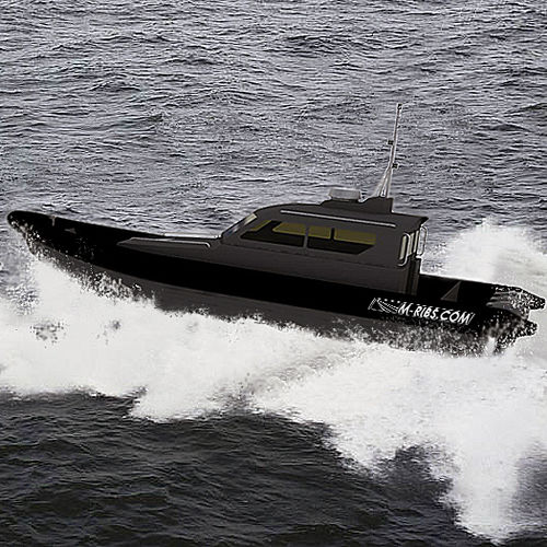 Patrouillenboot Berufsschiff - MRC1050  - Madera Ribs - Außenborder / Festrumpf-Schlauchboot