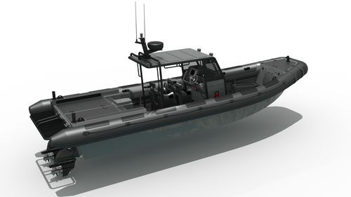 Patrouillenboot Berufsschiff -  MRCD1050 Compact - Madera Ribs - Innenborder / Diesel / Festrumpf-Schlauchboot